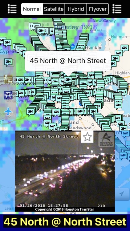 Texas NOAA Radar with Traffic Cameras 3D