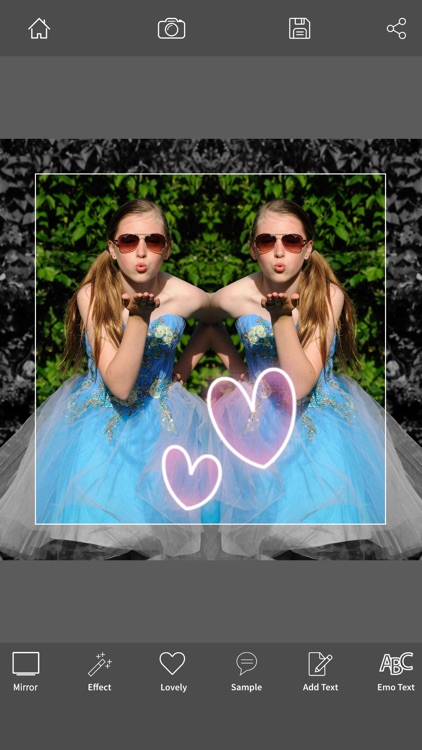 Mirror photo effect, create layout mirror & editor app - Mirror Camera Effect