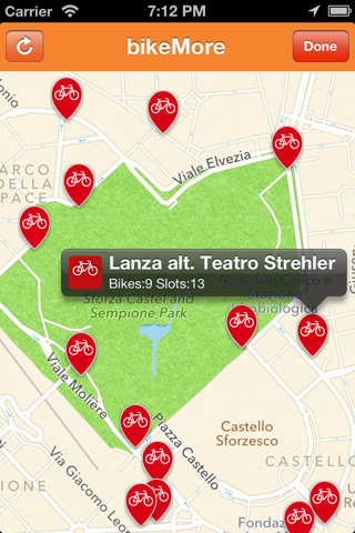 bikeMore - Milan bike sharing made simple - BikeMi™ screenshot 2