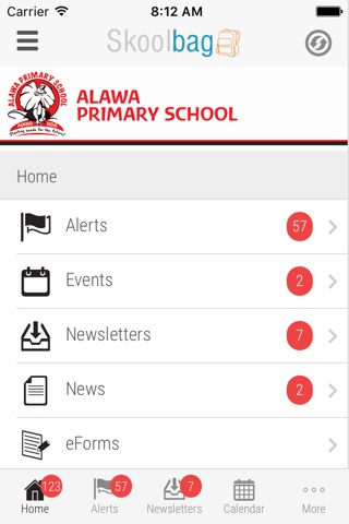 Alawa Primary School - Skoolbag screenshot 2