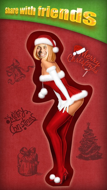Christmas Face Photo Booth - Make your funny xmas pics with Santa Claus and Elf frames screenshot-4