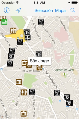 Leisuremap Portugal, Camping, Golf, Swimming, Car parks, and more screenshot 2
