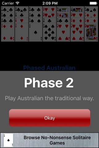 Phased Australian Solitaire screenshot 4