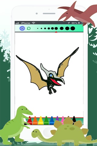 Easy Dinosaur Coloring Book screenshot 4