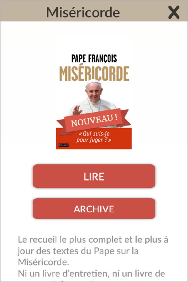 Les Essentiels du Pape François screenshot 2