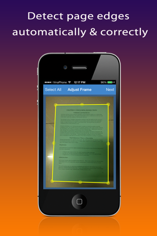 Quick Scanner Free : document, receipt, note, business card, image into high-quality PDF documents screenshot 3