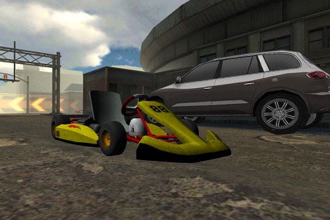 Go-kart City Racing - Outdoor Traffic Speed Karting Simulator Game FREE screenshot 4