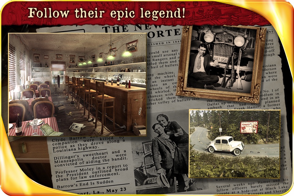 Public Enemies : Bonnie & Clyde – Extended Edition - A Hidden Object Adventure screenshot 4