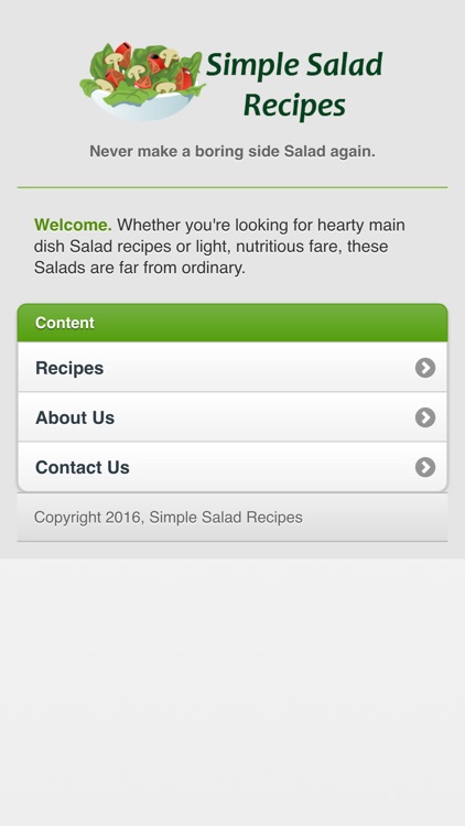 Simple Salad Recipes