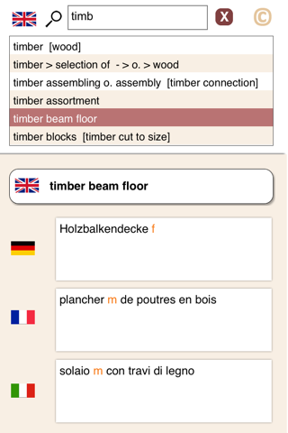 Timber Construction Dictionary screenshot 4