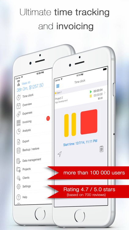Time tracker and Invoice - TimeTrack