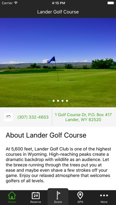 【图】Lander Golf Course – Scorecards, GPS, Maps, and more by ForeUP Golf(截图1)