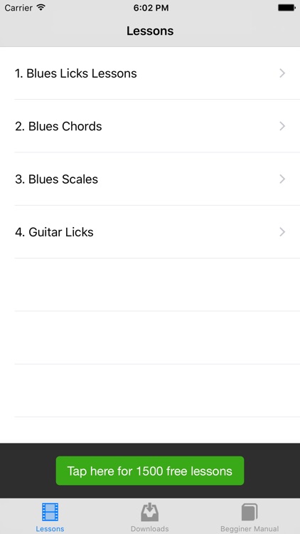 Blues Guitar Licks Lessons
