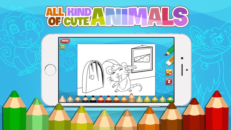 KidsPaint - Coloring Cool Animals to Relax