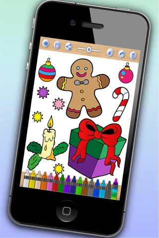 Christmas coloring book – coloring pages for children on the xmas holidays - Premium screenshot 4