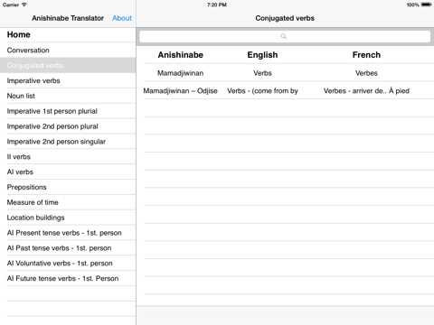 Anishinabe Translator V2 IPad screenshot 4