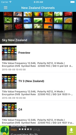 New Zealand TV Channels Sat Info(圖2)-速報App