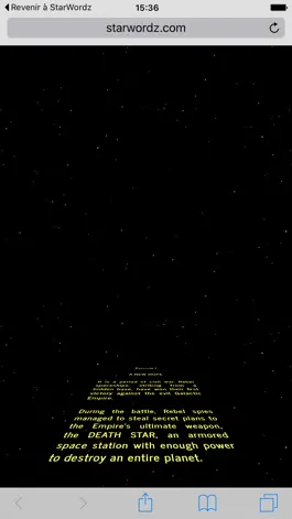 Game screenshot STAR WORDZ Crawl Creator Create & Share Crawling Wars Style Text Message Title Screen by StarWordz apk