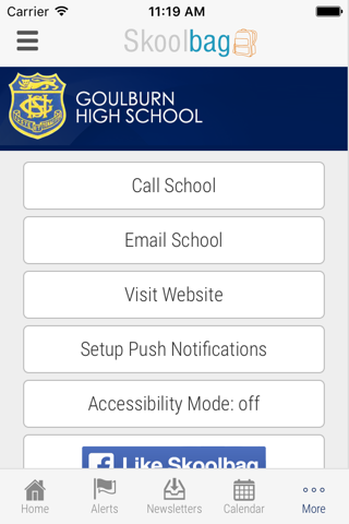 Goulburn High School - Skoolbag screenshot 4