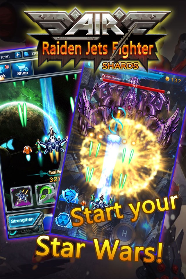 Raiden Jets Fighter: Arcade Craft Shooting Game screenshot 2