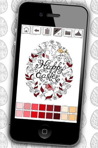 Easter mandalas coloring book Secret Garden colorfy game for adults - Premium screenshot 4