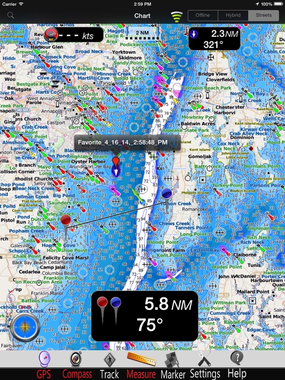 Maryland GPS Nautical Maps Pro