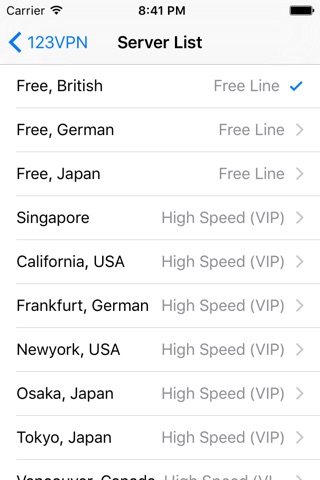 123VPN - Reliable and Simple screenshot 3