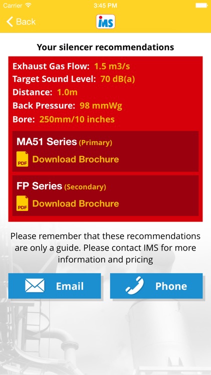 Industrial & Marine Silencers App screenshot-3