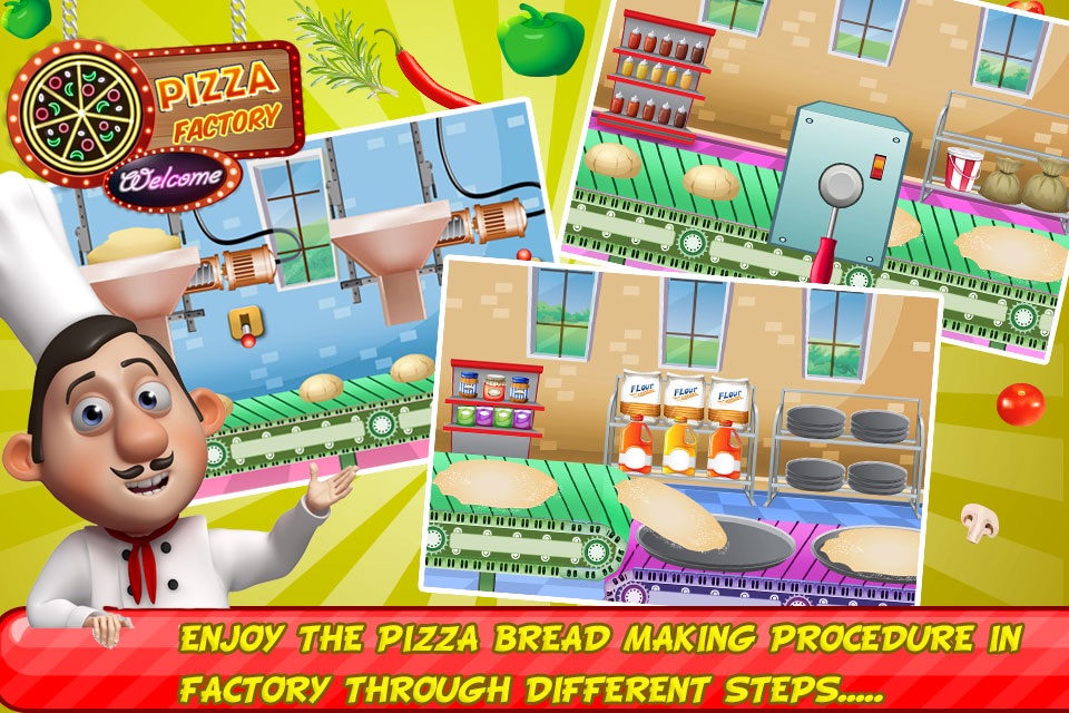 Crazy Chef Pizza Maker Factory Cooking & Delivery screenshot 2