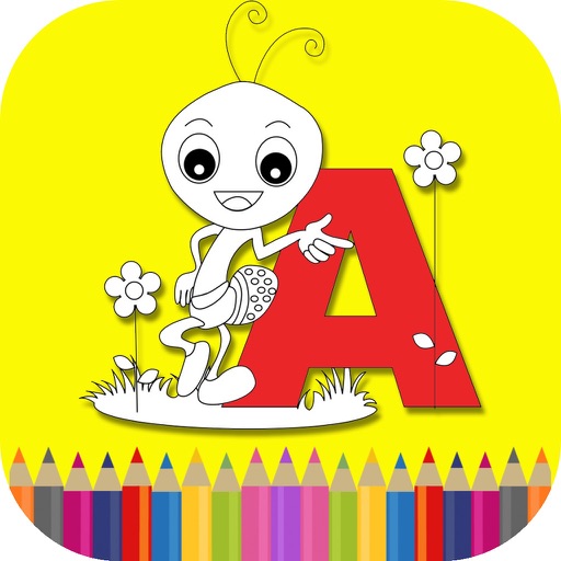 Alphabet Coloring Book For Toddler iOS App