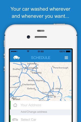 Washlo - UK's On Demand Car Wash Mobile Service screenshot 2