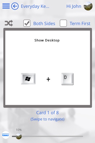 Keyboard Shortcut for Windows8 screenshot 3