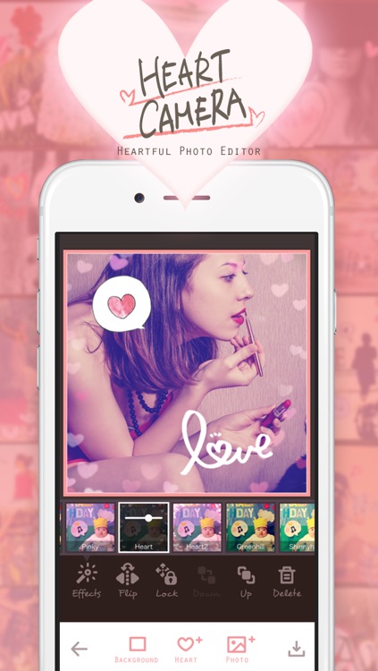 My Heart Camera - photo collage app -