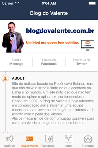 Blog do Valente screenshot 3