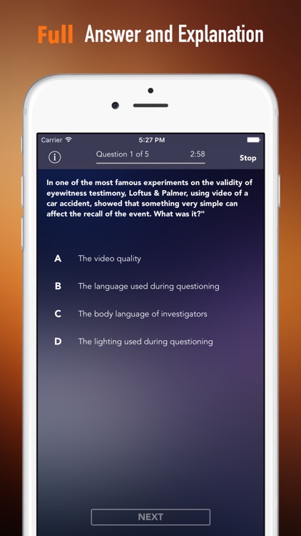 Psychology Quiz And Trivia Full Answer With Explanation By Windyapp Studio