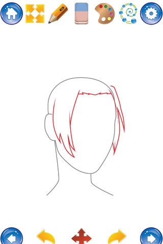 How to Draw Hair screenshot 2