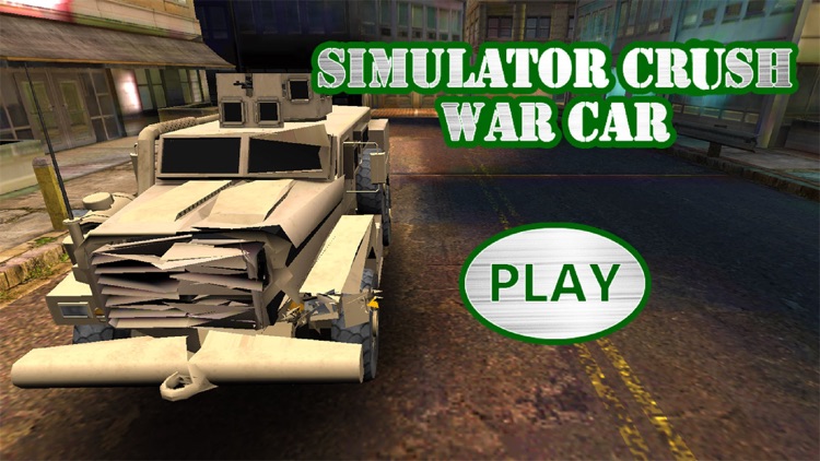 Simulator Crash War Car