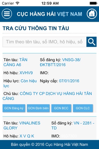 CUC HANG HAI VIET NAM screenshot 4