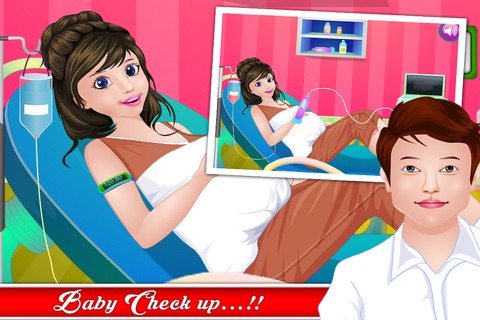 Little Newborn Baby Birth Game screenshot 2