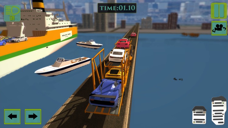 Car Transport Trailer Truck 3D