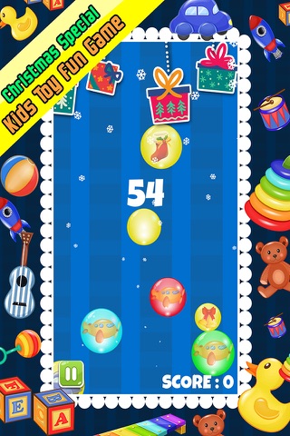 Christmas Toy Smash : Ballon Pop up Kids Game screenshot 2