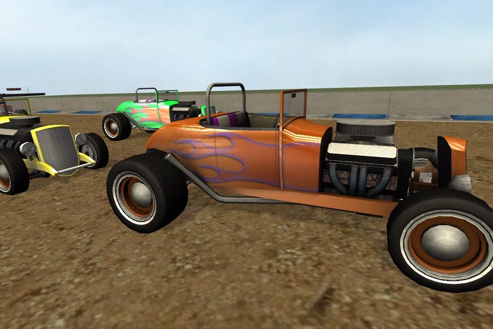 Classic Roadster 1930s Car Dirt Racing 3D - Driving Vintage Old Car Simulator screenshot 2