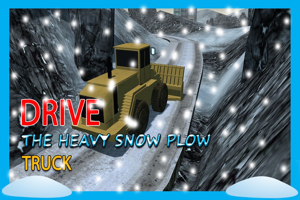 Snow Plow Truck Simulator – Drive snow plough truck & clear the blocked roads for traffic screenshot 4