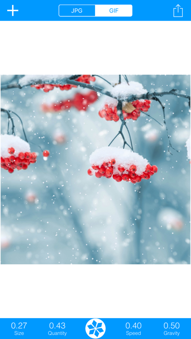 Snowing: GIF&JPG screenshot1