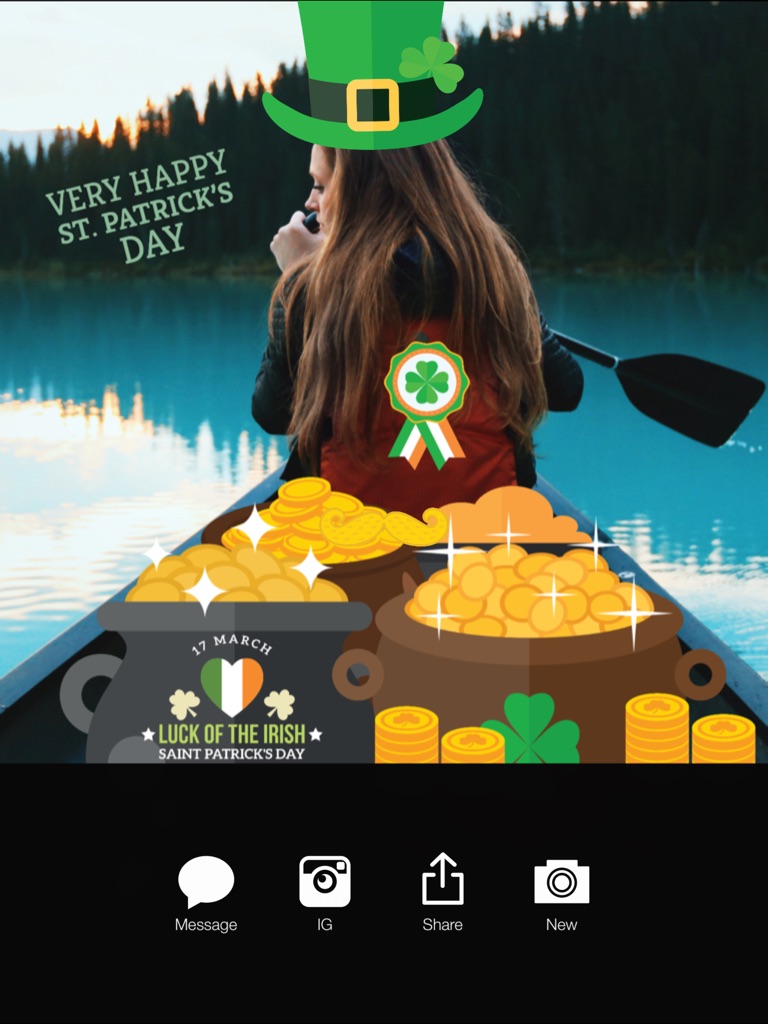 【图】LuckLuckLuck – St Patricks Irish Pride Everyday FREE Photo Stickers(截图3)