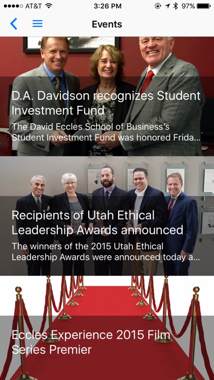 University of Utah David Eccles School of Business News