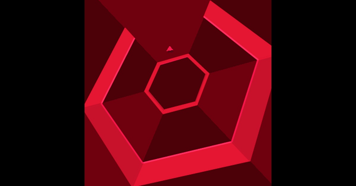 super hexagon game