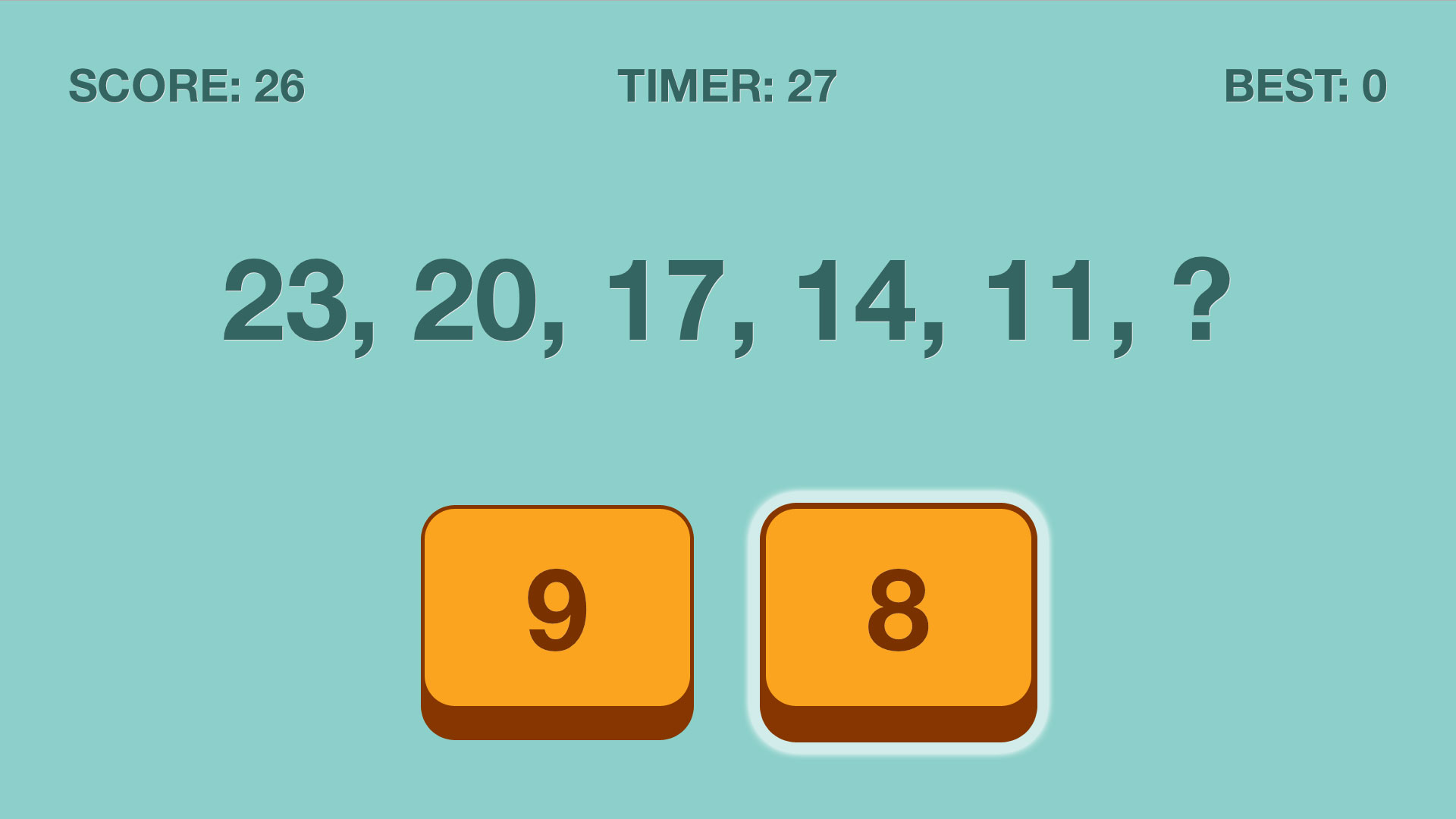 Add Next Number Sequence Puzzle | Apps | 148Apps