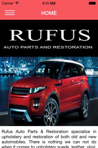 Rufus Auto Parts & Restoration screenshot 2