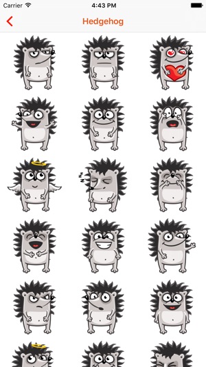 Hedgehog Emojis(圖3)-速報App